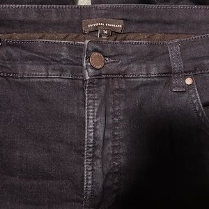 Universal standard dark denim jeans, size 14